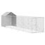 vidaXL Perrera de exterior con toldo acero galvanizado plata 2x2x2,5 m, , large indicador imagen numero 9